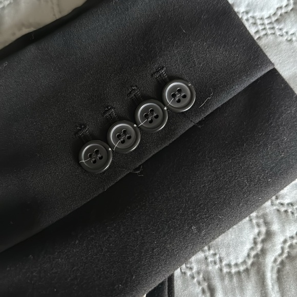 Ann Taylor Black One Button Blazer - Picture 5 of 5